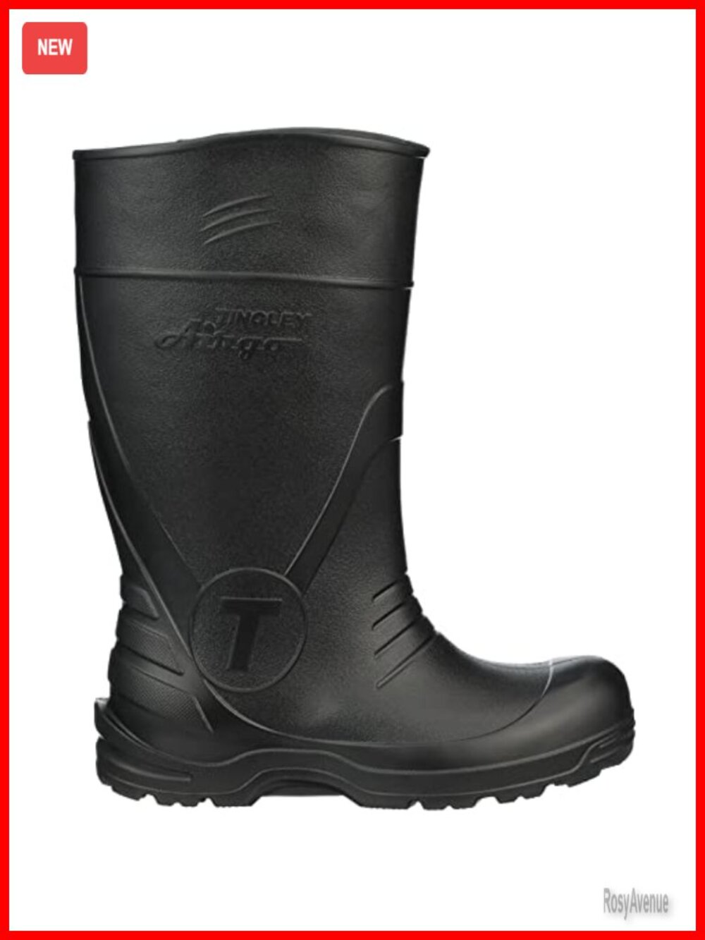 Men's Airgo Ultralight Knee Boot Composite Safety Toe Work Utility Rain Boot